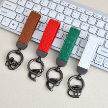 大菱格潮牌钥匙扣挂件简约风网红个性汽车钥匙链时尚男女包包挂饰