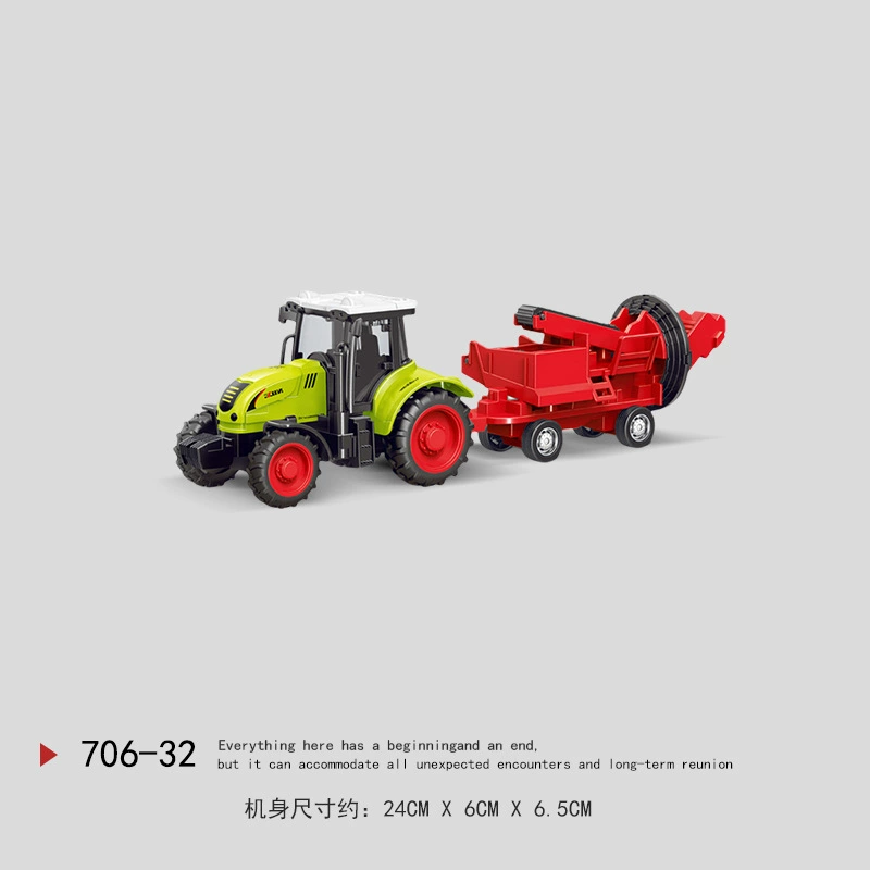 Сельскохозяйственный инерционный трактор ударопрочная модель toy car оптовый