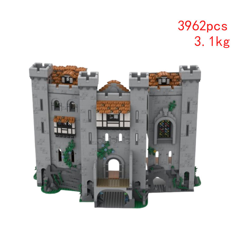 MOC-154810 Juguete de bloques de construcción de piezas pequeñas para armar, modelo educativo de castillo, decoración, venta transfronteriza, gran éxito de ventas, en stock._voghion.com