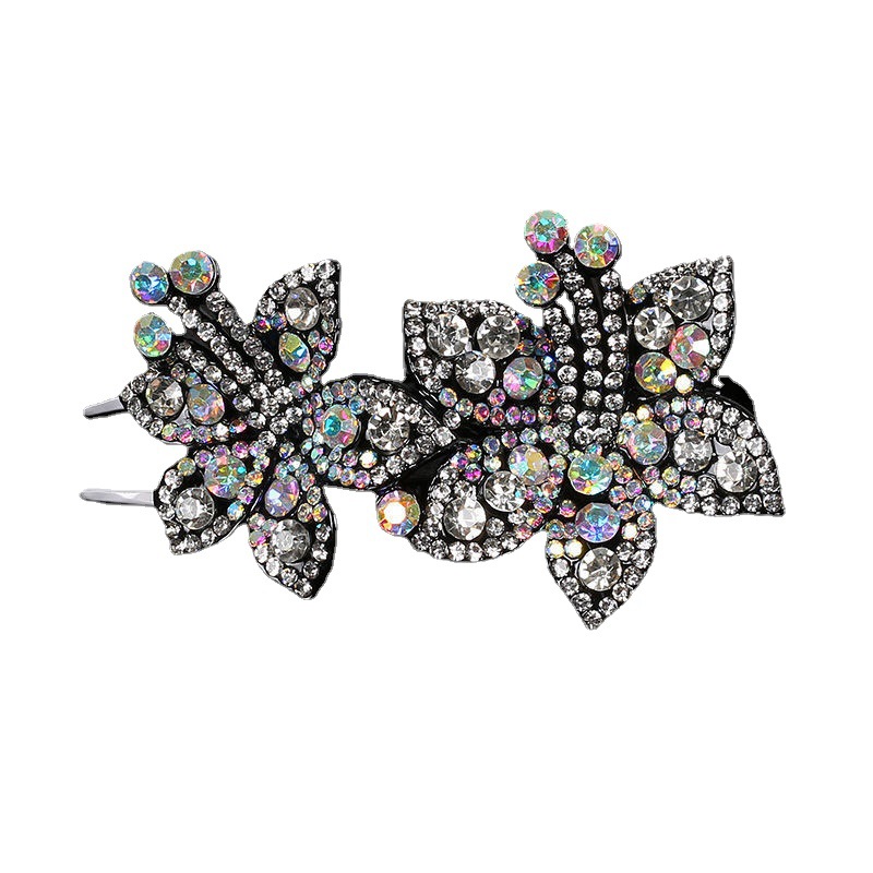 Corea del Sur clip de agarre grande Red roja horquilla hembra Cabeza trasera clip de pico de pato de alta gama gran nuevo clip de horquilla de pelo fijo