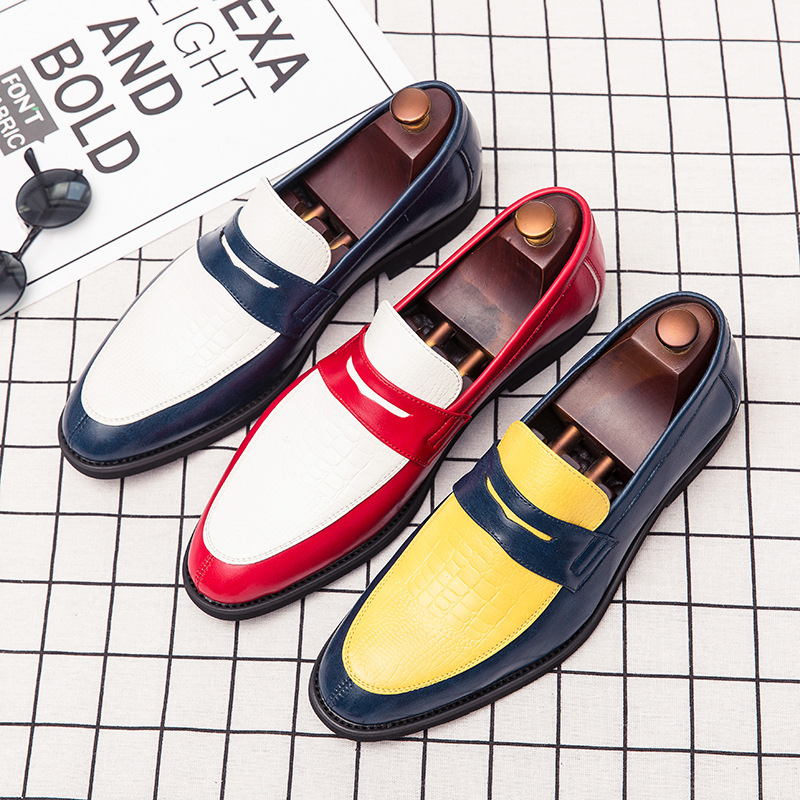 Comercio exterior hombre británico zapatos de hombre puntuales zapatos de altura casuales nuevos zapatos de cuero grandes de moda transfronteriza con suela gruesa