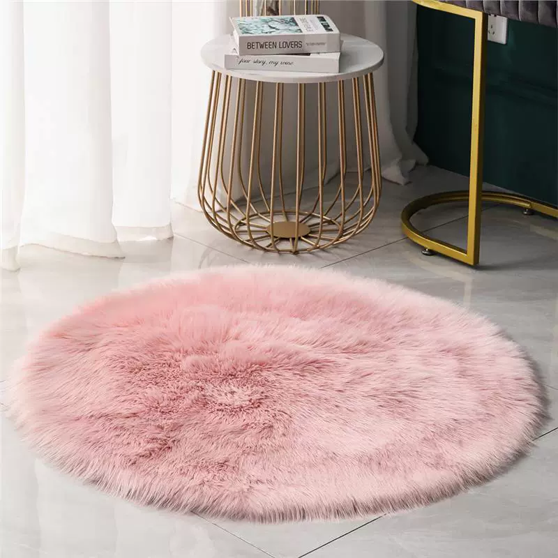 Round Modern Carpet, Simple Elegant Design, Multiple Colors, Diameters 30–180 cm