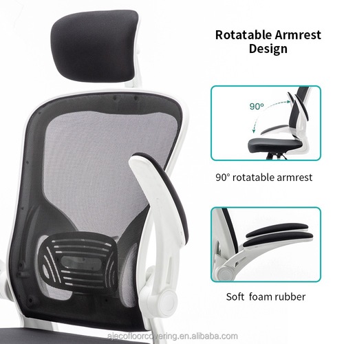 Comfortable and breathable mesh chair, adjustable and swivel meeting chair, ergonomic back chair, modern minimalist office chair