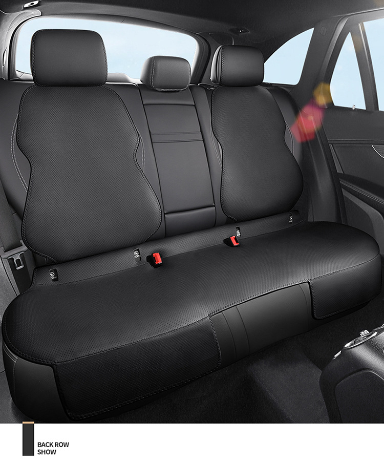 Genuine Leather Car Seat Cushion, Universal for All Seasons, Breathable Small Car Half-Cover Seat Cover, One-Piece Seat Cover, Dropshipping Available