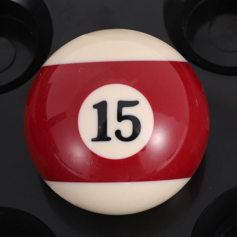A high-quality A-level ordinary middle eight table ball (5.7CM) - No. 15