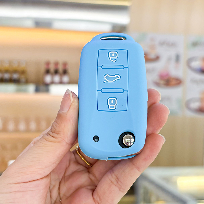Spot silicona 22 bolsas Volkswagen, funda protectora de llavero de automóvil Toyota, adecuada para un automóvil exquisito, portátil y exquisito