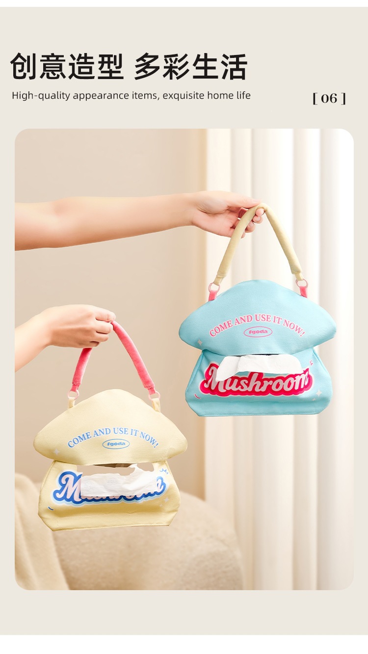 Car Tissue Bag Hanging Pouch Cute Star Pig Car Tissue Box for Interior Use Seat Tissue Bag Hanging Tissue Box