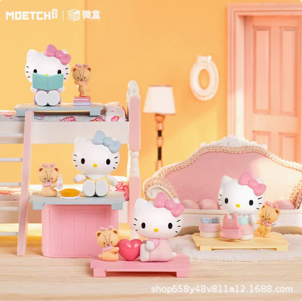 正版三丽鸥盲盒HelloKitty甜心玩伴系列凯蒂猫潮玩礼品模具厂家|undefined