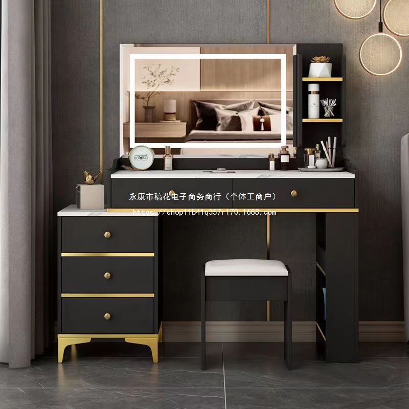 Multifunctional Bedroom Dresser, Economical Dressing Table, Modern Small Apartment, Simple Bedside Bedroom Assembly
