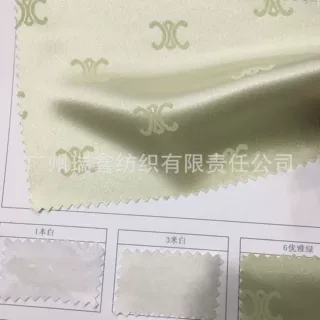 春夏提花醋酸布料小皇冠醋酸旗袍国风西服套装连衣裙服装面料