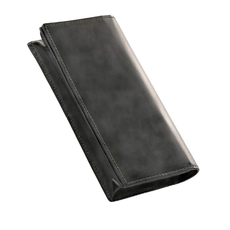 Amazon Japan New Fog Wax Leather Long Men's Wallet High-end Fashion RFID Japanese Multi-function Clutch