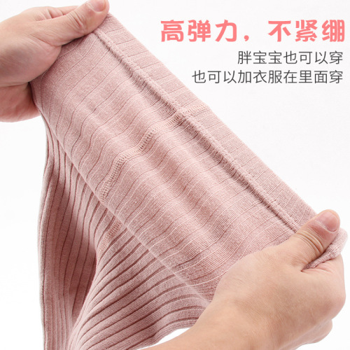 Combed cotton children's pantyhose spring and autumn bow girls' leggings medium thick cute baby body stockings wholesale