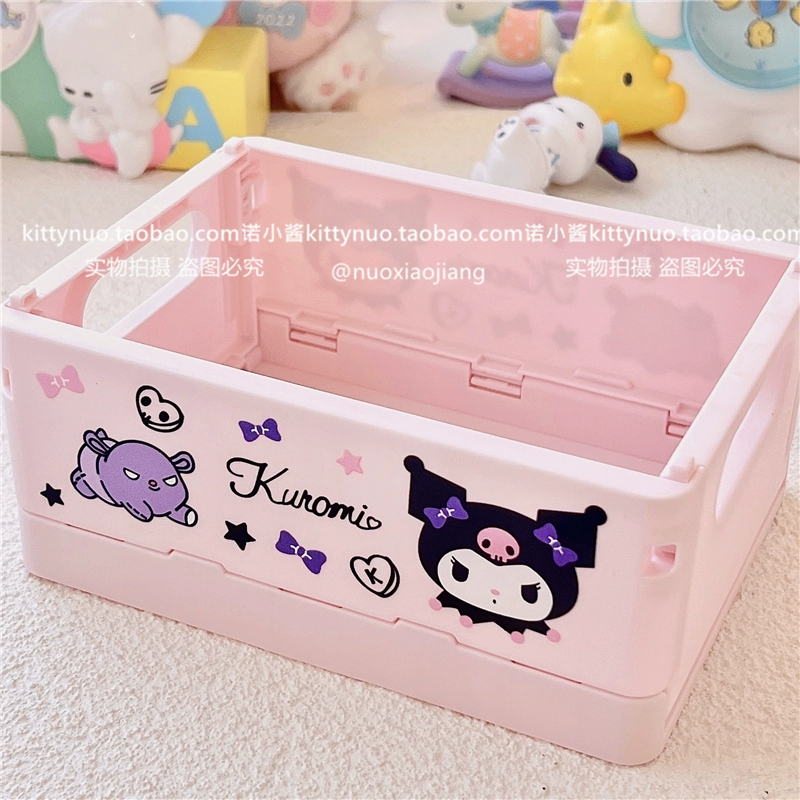 Japanese table foldable tower, storage box, folding stationery for students, storage system
