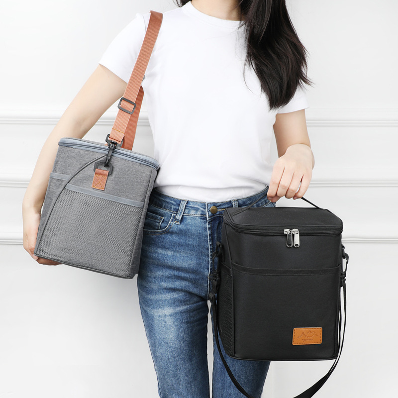 Bolso bento de tela Oxford nuevo transfronterizo, bolsa de almuerzo cruzada, bolsa de hielo de picnic al aire libre, bolsa de arroz, bolsa de aislamiento
