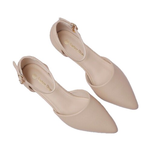 Bestselling pointed-toe one-piece leather shoes with soft soles for women's commuting, summer new mom shoes
