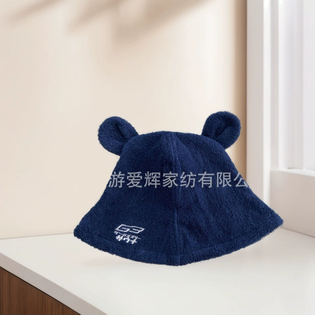 Хлопковая махровая шапка для сауны