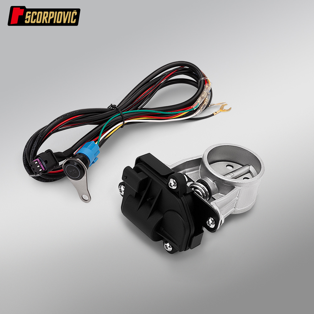 Motorcycle Exhaust Pipe Modification Parts, Electric Valve, Silencer Controller, Noise Reduction and Sound Adjustment Universal Valve Body