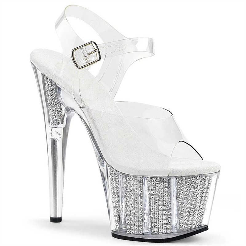 Verano Perla orden tamaño libre maduro de una pieza entrega cuero niaozhe usted punta redonda hebilla sandalias de moda negro