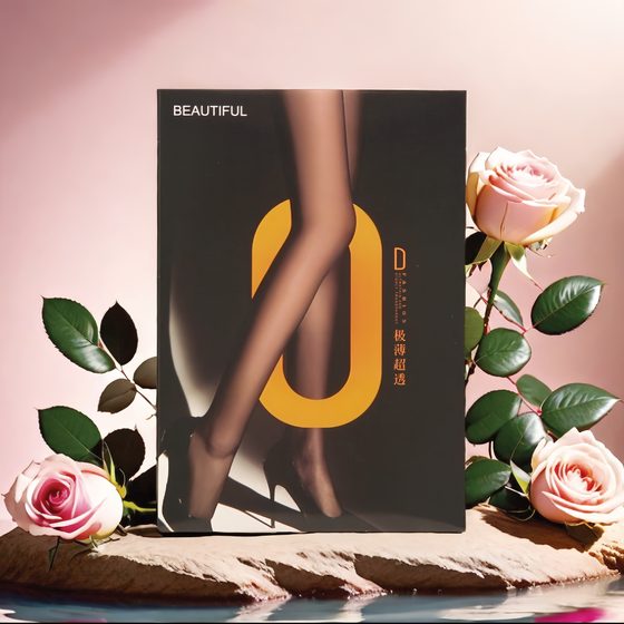 Ultra-thin Stockings Packaging Box Invisible Stockings Black Silk Pantyhose Carton Box Summer Pantyhose Hanging Holes Carton Box