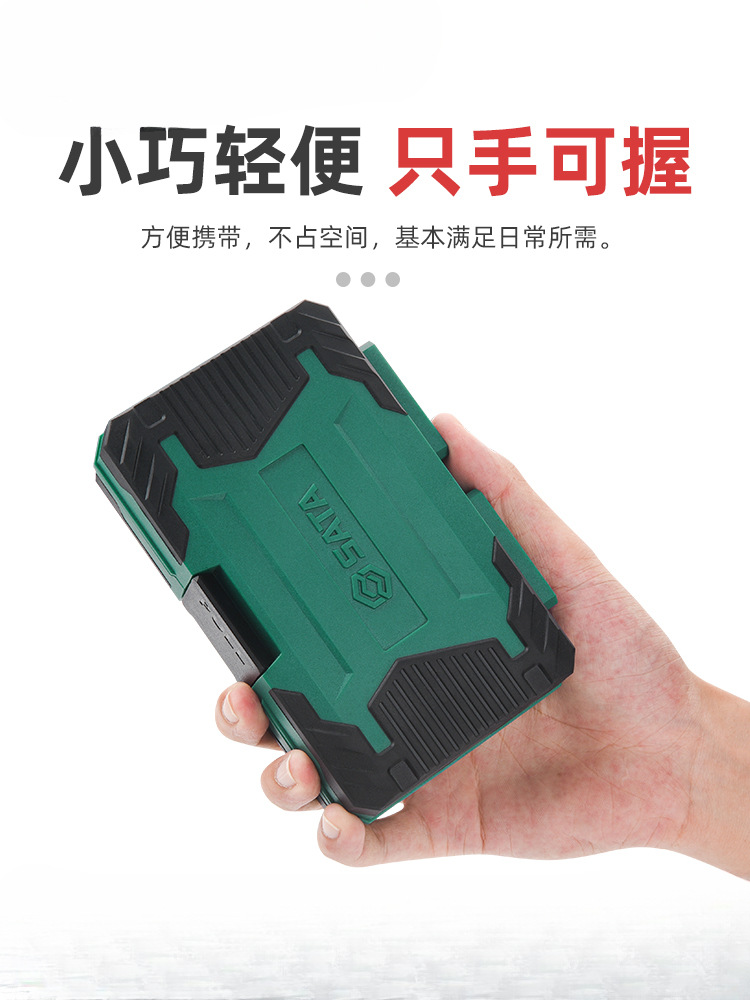 SATA Shida destornillador conjunto de tornillo trinquete tornillo llave manguito caja de herramientas doméstica minifly completo