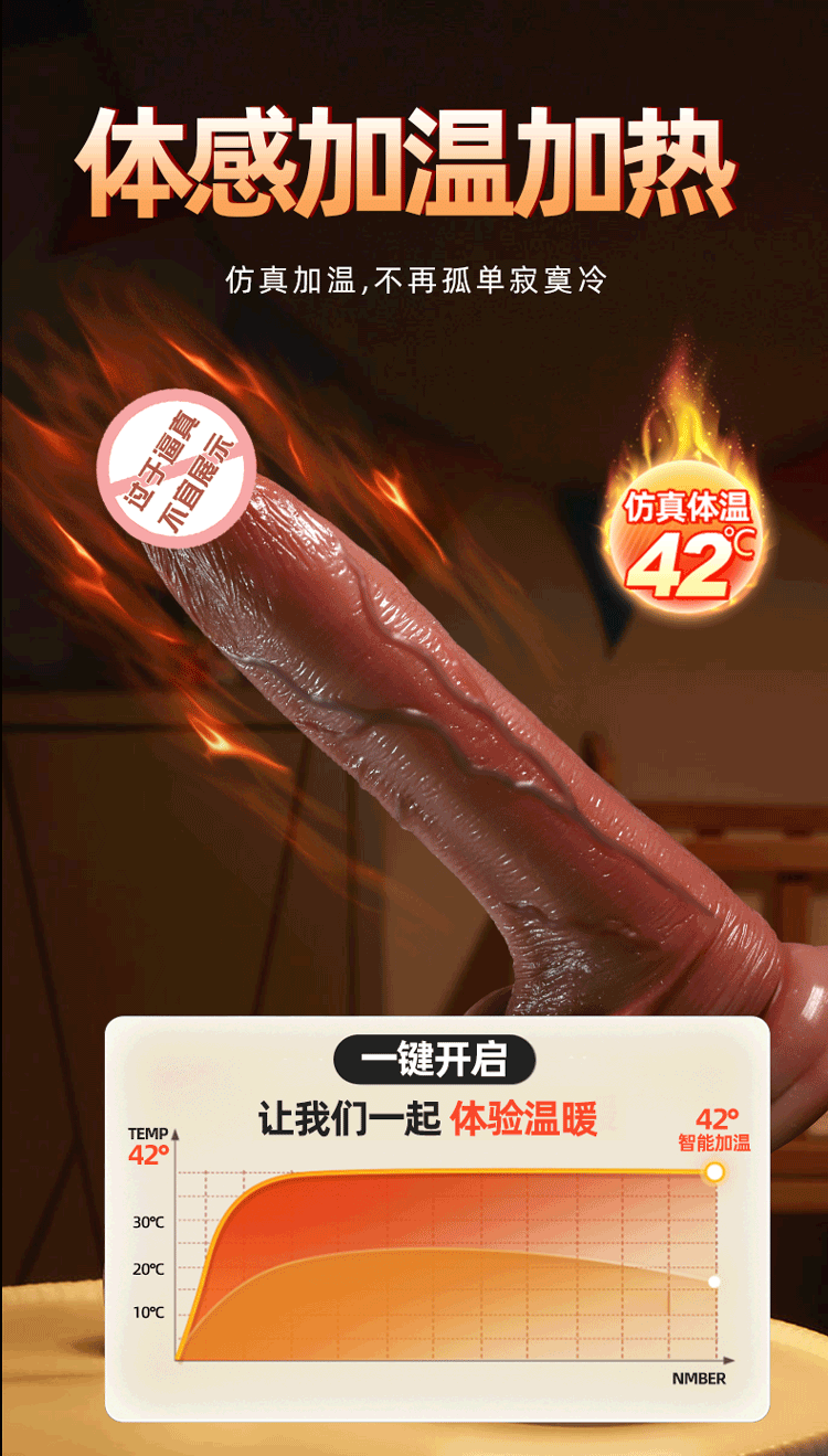 Jiuai Realistic Silicone Dildo with Remote-Controlled Vibrating Bullet, Skin Tone — detail image 18