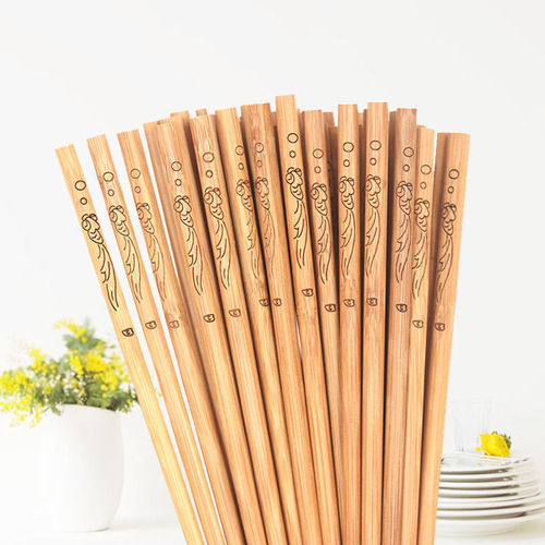Bamboo Chopsticks Paintless and Waxless Home Pack Natural Bamboo Chopsticks Household Bamboo Chopsticks Anti-Slip Set Tableware Wholesale