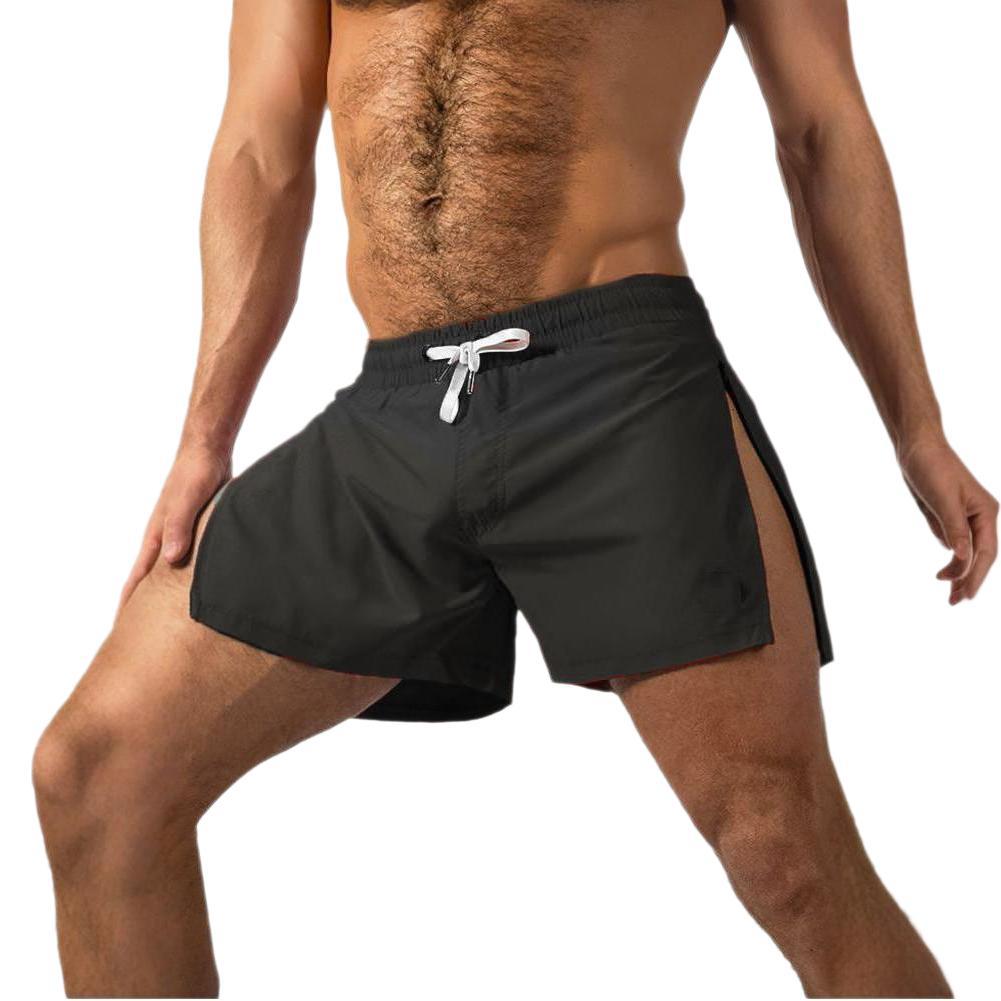 Pantalones deportivos de ocio de comercio exterior transfronterizo pantalones cortos de secado rápido de seda de hielo en verano pantalones cortos de fitness tendencia de carrera de tres puntos para hombres pantalones de Europa