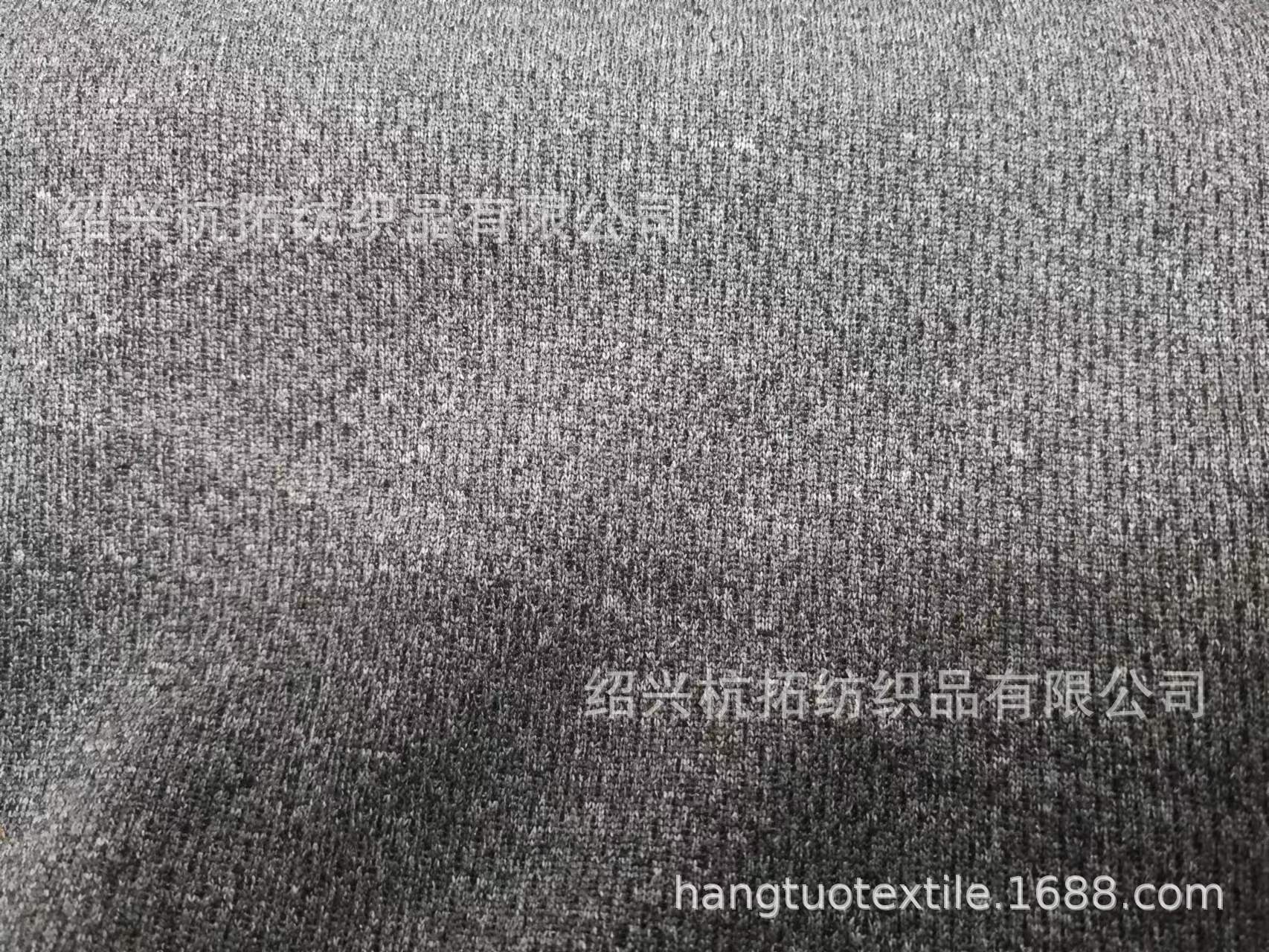 针织180g全涤阳离子鸟眼布  麻灰鸟眼布