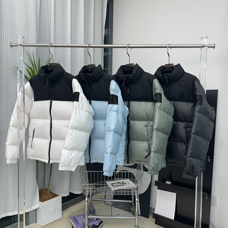 Putian American Version of North Face Tnf1996 Large Checkered down Jacket for Men and Women, Couple's Autumn and Winter Windproof, Waterproof, and Warm Coat