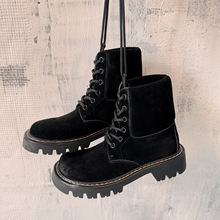 4cm����R��ѥŮ�ָ������R��ѥ2025�¿��ﶬ����ɫƴɫϵ����ѥ