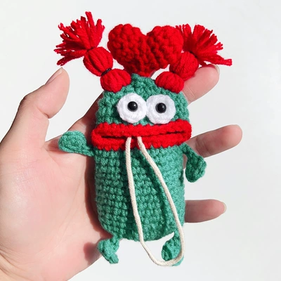 case protective case for women — Car key bag - small-mouth-army-green-red-braid-99-car-general