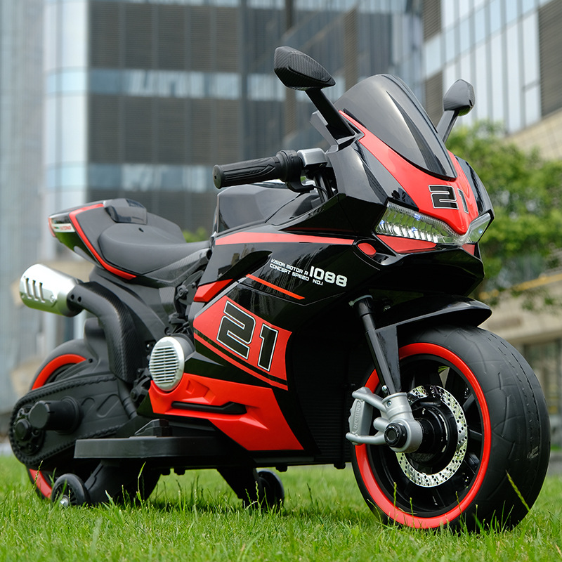 Nueva motocicleta eléctrica para niños 3-8 años de edad botella COCHE los niños pueden sentarse hombres y mujeres bebé motocicleta generación coche de juguete