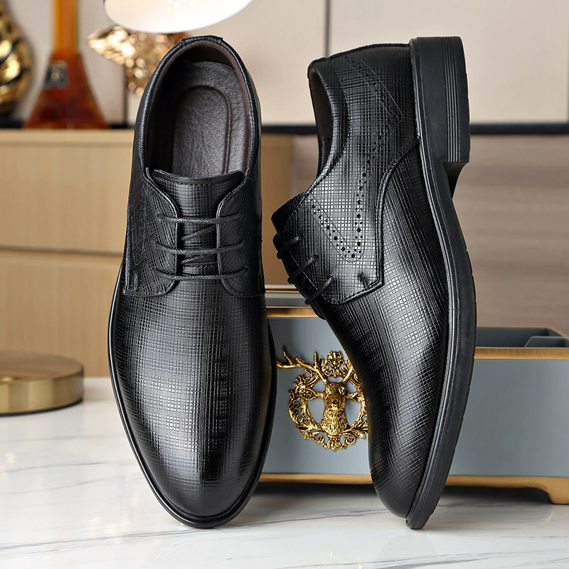 Кожаные Туфли с круглым носком мужские летние тонкие дышащие свадебные туфли для жениха с костюмом из натуральной кожи деловая официальная одежда из мягкой кожи кожаные туфли с мягкой подошвой