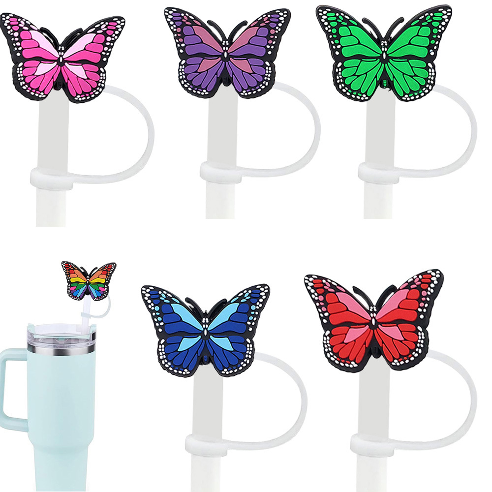 8-10 mml Stanley dust hat Stanley butterfly straw hat straw plug dust hat cartoon straw cover