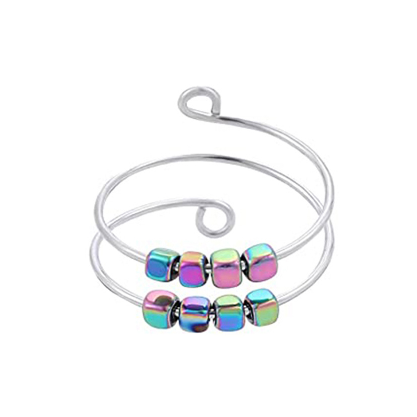 Fashion Geometric Titanium Steel Handmade Open Ring 1 Piece