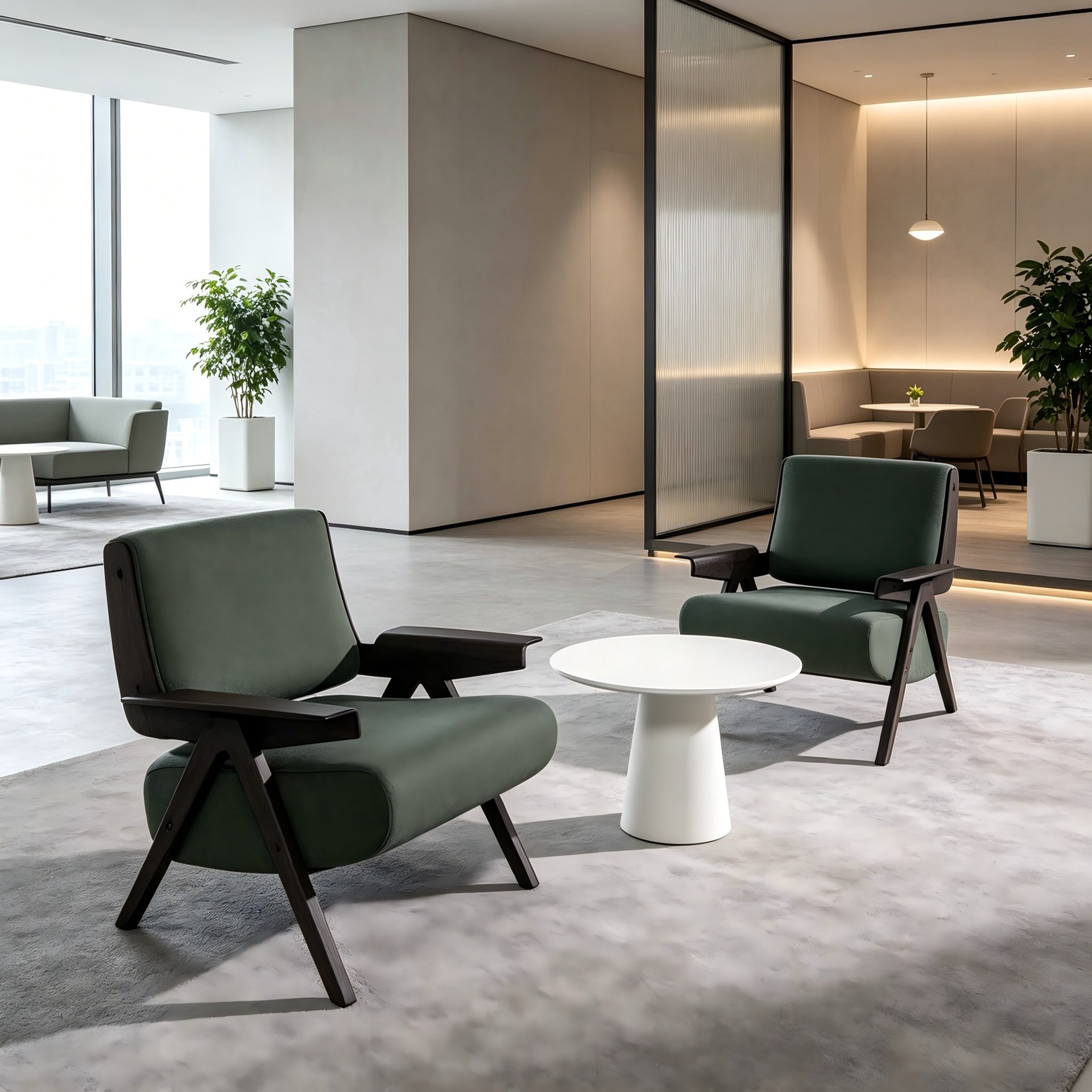 Modern minimalist reception chair designer hotel lobby single sofa chair office visitor chair comfortable meeting chair