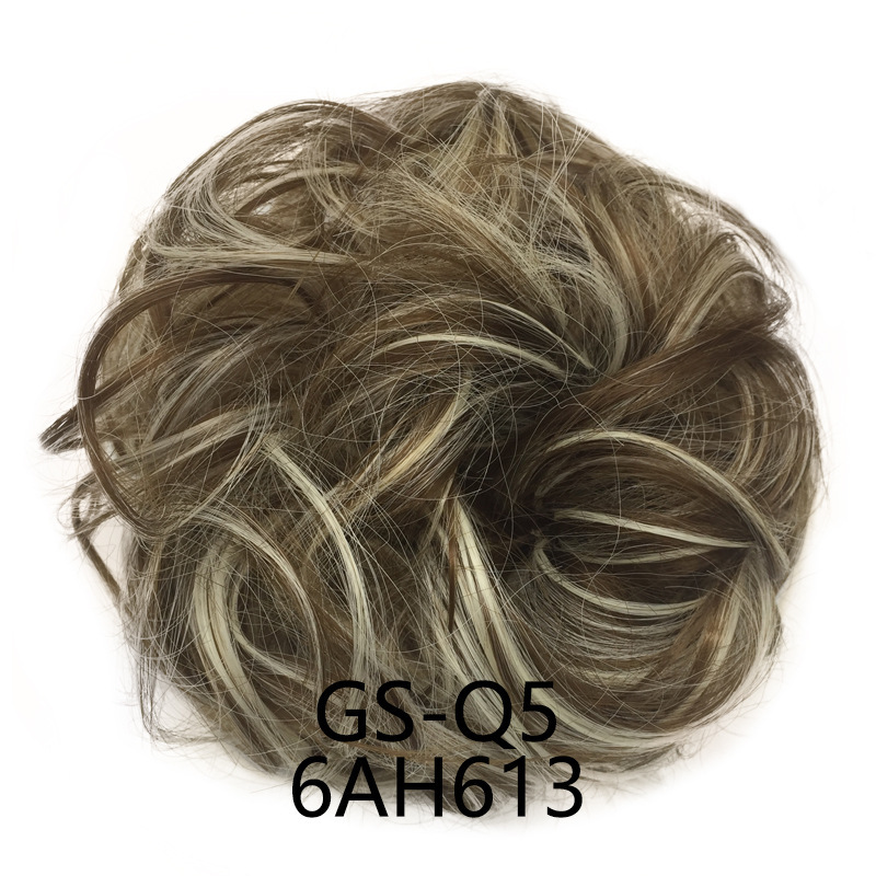 Europa y los Estados Unidos pelucas anillo de pelo de bolas cabeza cuerda elástica peludo natural peludo peludo transfronterizo