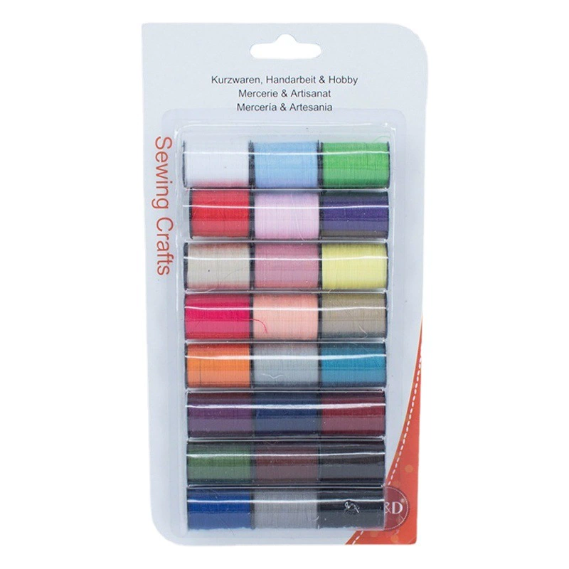 24 цвета, удлиненная черная пластиковая трубка, всасывающая карта, 40 шт., набор игл и ниток для лифтовых карт, разноцветные плетеные ножницы ручной работы своими руками для шитья