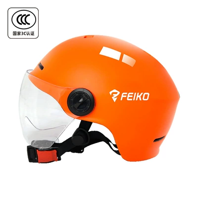 Helmet Motorcycle Helmet for Men and | Motosiklet kaskı (dəbilqə) - orange-m