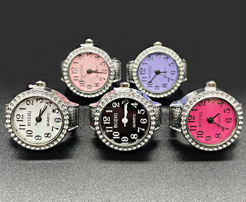 Round Pattern All Seasons Season Unisex Gender Retro, Classic Style Style Retro Classic Style Round Quartz Watch Rings