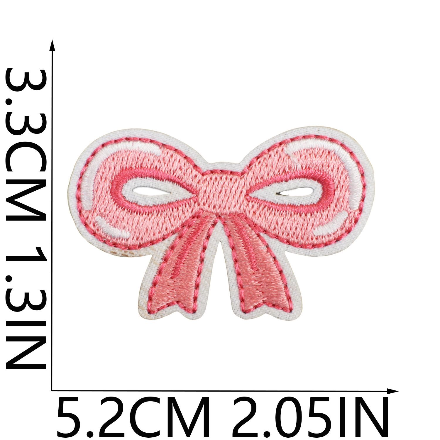 3g Weight Clothing Sticker Patches Classification 1 Piece Quantity Dacron thread Material Bow Knot Pattern Casual, Elegant, Lady Style Embroidery Craft 1 Piece Casual Elegant Lady Bow Knot Dacron Thread Clothing Sticker Patches 4