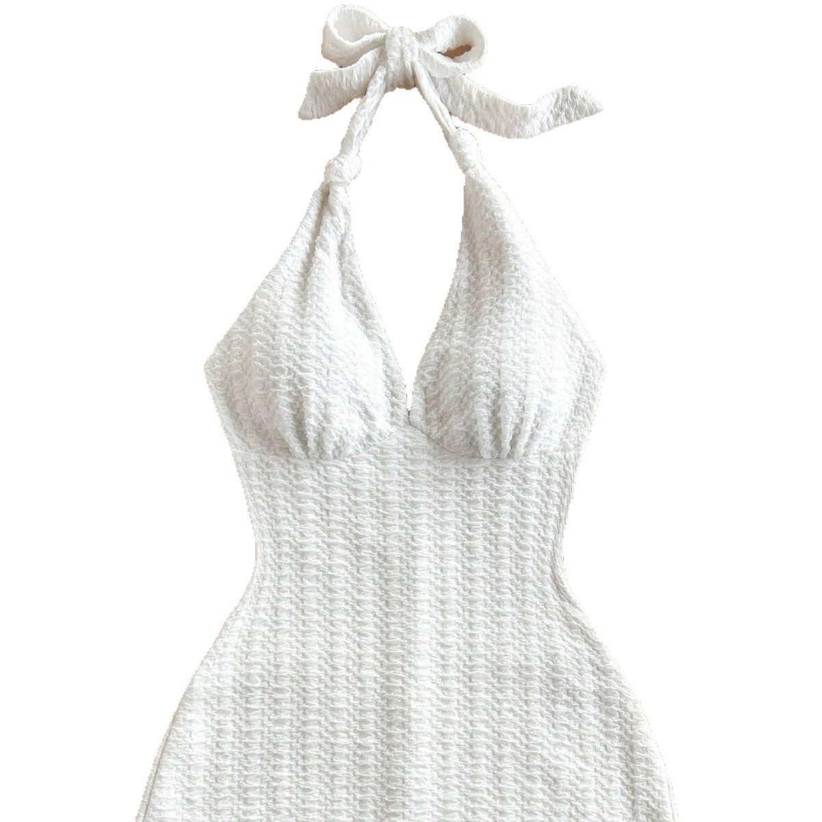 Knitted overall, protective underware, V-neckline, slim fit
