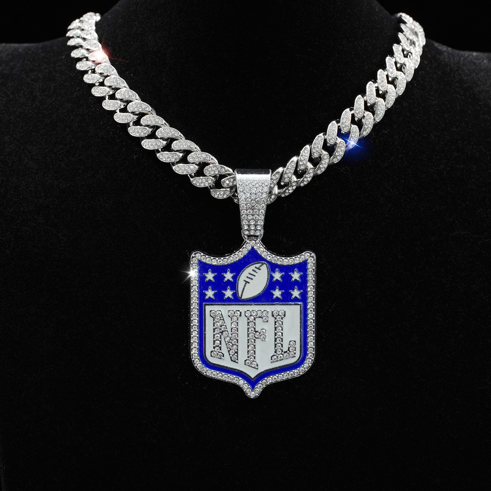 Letra Hip Hop Estilo Vintage Diamantes De Imitación Aleación De Zinc Collar Colgante Venta Al Por Mayor display picture 6