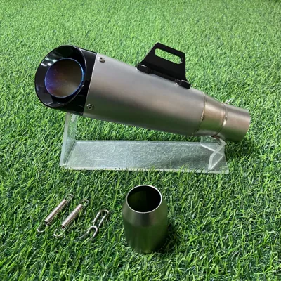 Section 321RR Race 800 – Motorcycle exhaust pipe - cnc-lifting-lug-two-layer-titanium-blue-head-51mm