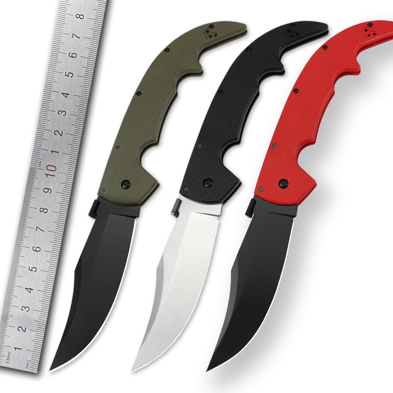 cold steel户外折刀埃斯帕达叠小刀野营露营高硬度锋利随身水果刀