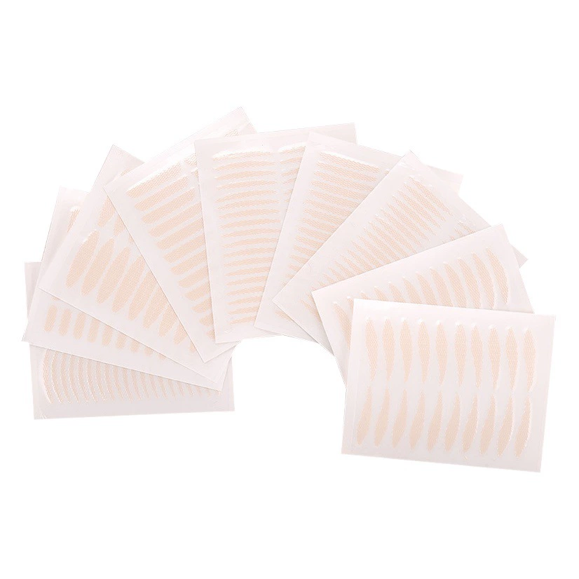 Локальное кружево Двойное веко Липкое в воде Тонкая Настройка Красота Липкая дышащая сетка Липкая в воде Невидимая регулировка