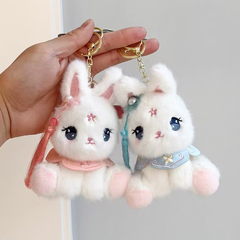 Nuevos juguetes de peluche colgantes muñeca máquina muñeca bolsos lindos colgantes bolsos colgantes llaveros al por mayor