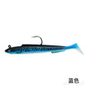 15cm30g Luya electric eel package lead fish false bait laser eel soft bait black fish Luya t tail bionic package lead