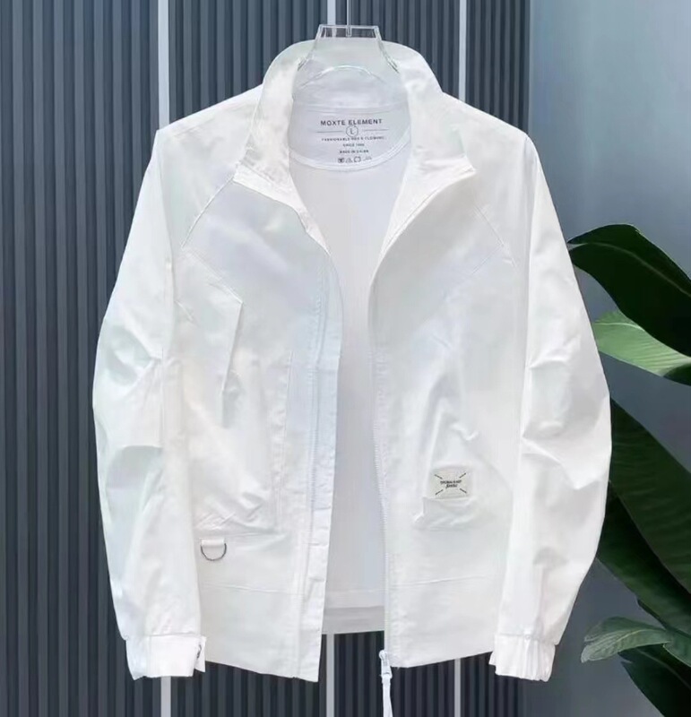 Autumn New Men's Casual Sports Breathable Outdoor Solid Color Collar regular Jacket Coat Autumn New Men's Casual Sports Breathable Outdoor Solid Color Collar regular Jacket Coat