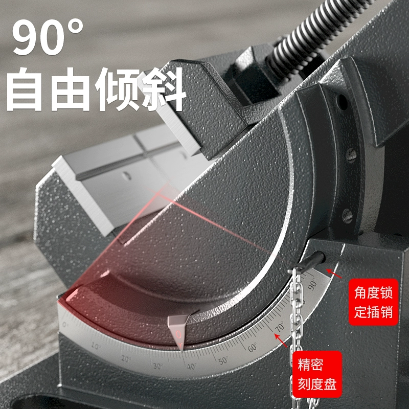 Настольные сверлильные тиски J8, регулируемые настольные тиски с наклоном 4inch градусов, зажим 3inch градусов, угловой стержень сверлильного станка G3